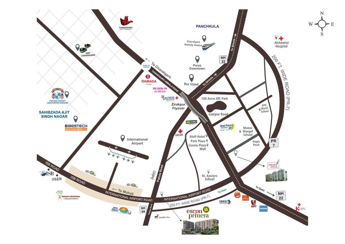 Escon Primera location map