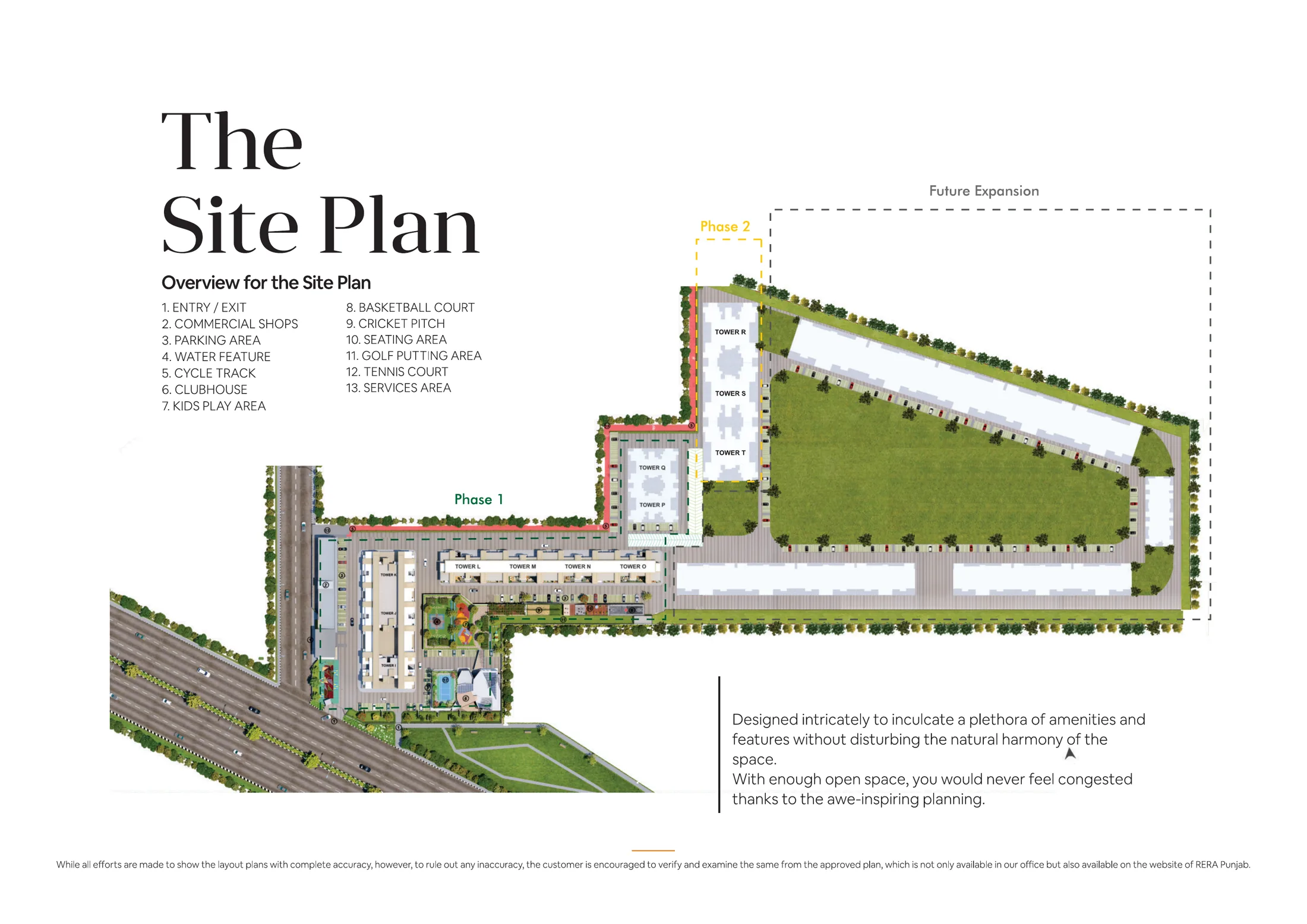 Master site plan